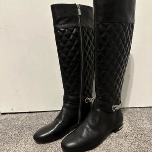 Micheal Kors knee high leather 5.5